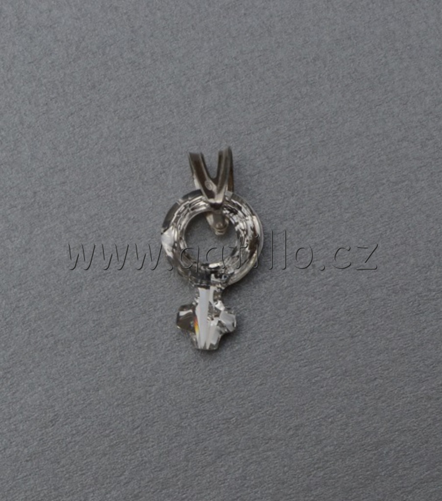 ženský symbol Crystal foiled