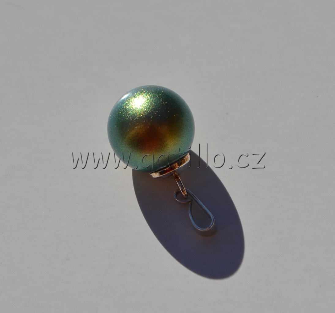 Crystal Iridescent Green Pearl