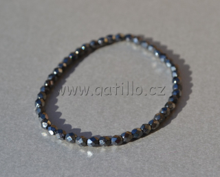 variabilní náramek HEMATIT 4 mm